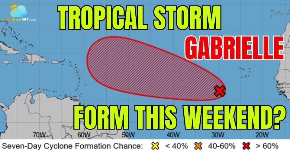 Tropical Storm Gabrielle Tracker: Long-range forecast models