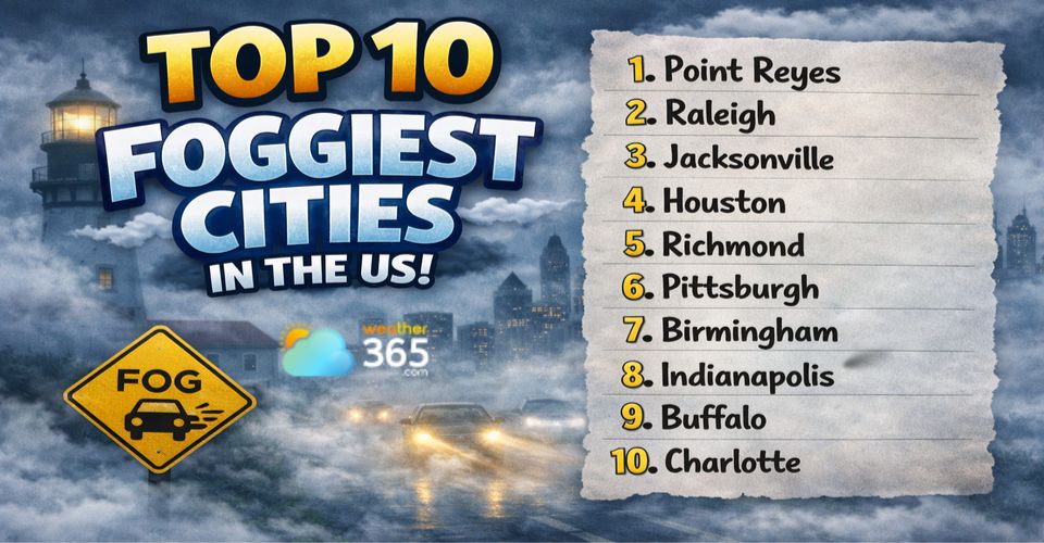 Foggiest Cities in the US: Top 10 Foggy Hotspots to Explore