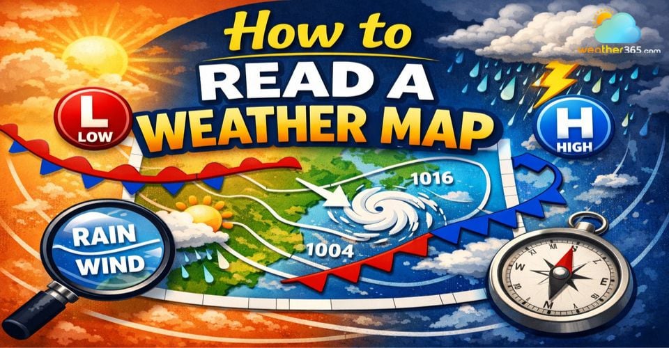 How to Read a Weather Map: Isobars, Fronts, Cloud Cover And Pressure
