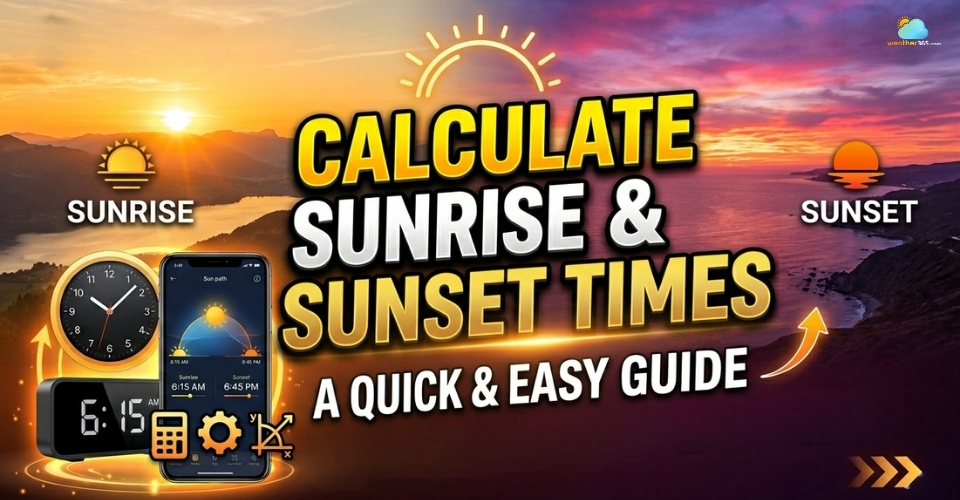 How To Calculate Sunrise And Sunset Times: Science-Based Guide To Accurate Calculation