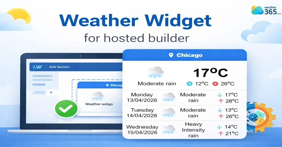 Weather Widget for Hosted Builders: Step-by-Step Guide To Display a Live Weather