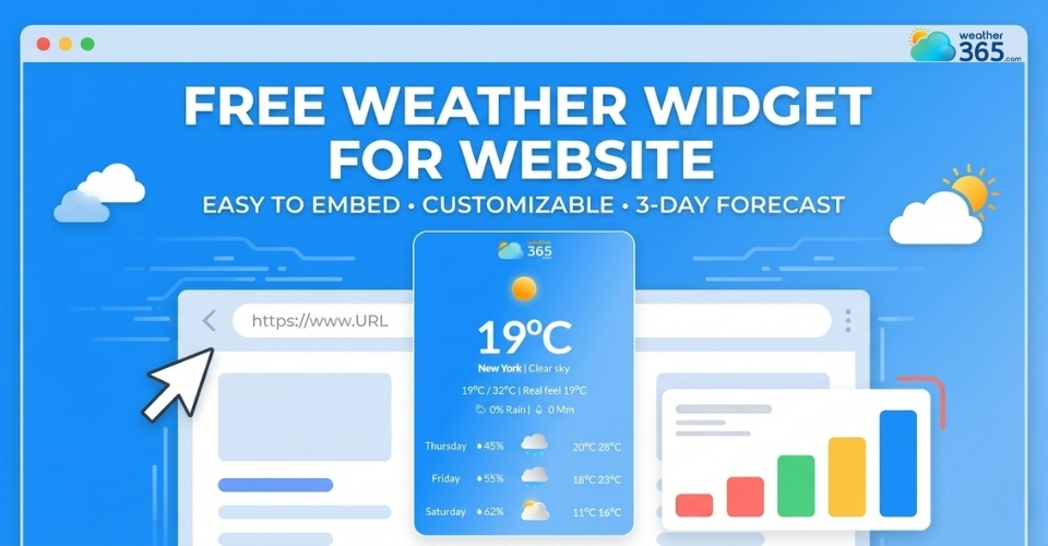 Free Weather Widget For Website: Top Ad-Free Live Weather Tools