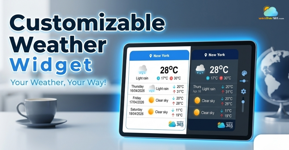 Best Customizable Weather Widget To Add To Your Site
