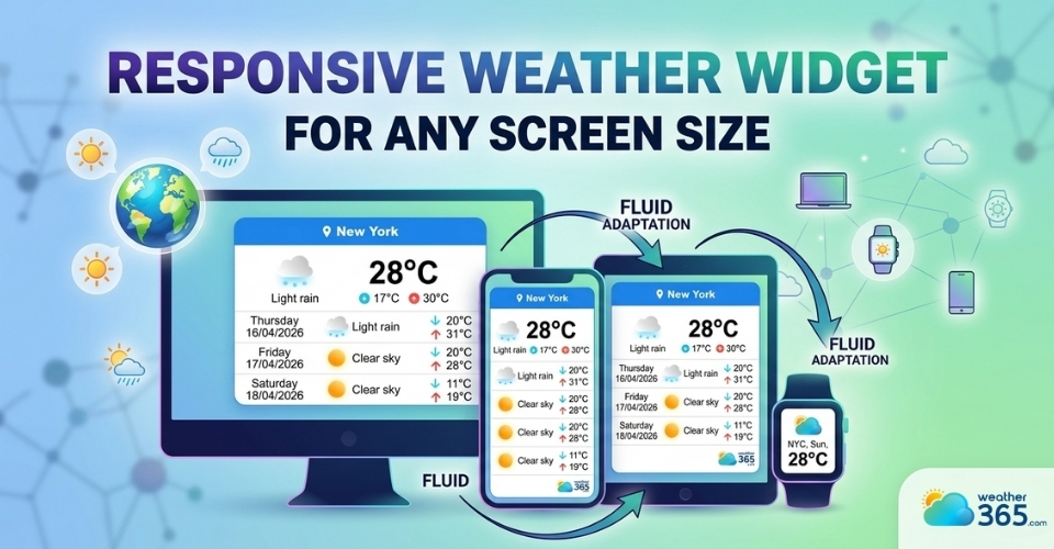 Discover Responsive Weather Widget for Any Screen Size