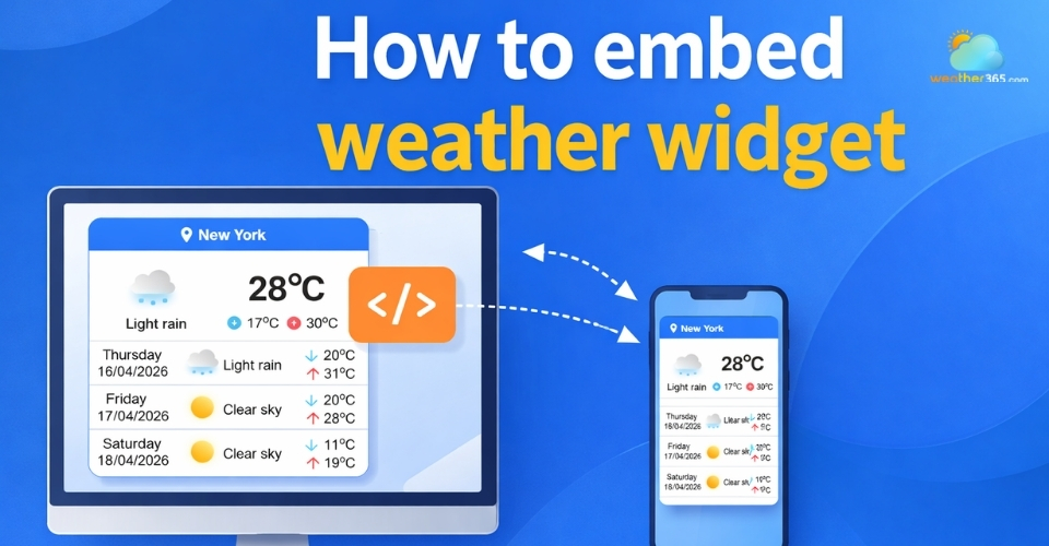 How to Embed Weather Widget on Any Site: Step-by-Step Guide