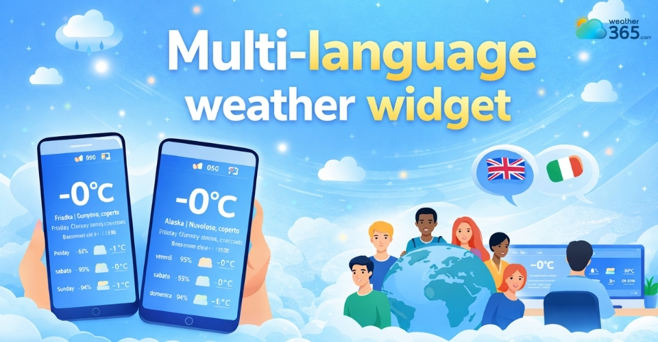 Multi-Language Weather Widget: A Simple Way To Go Globalize Your Site