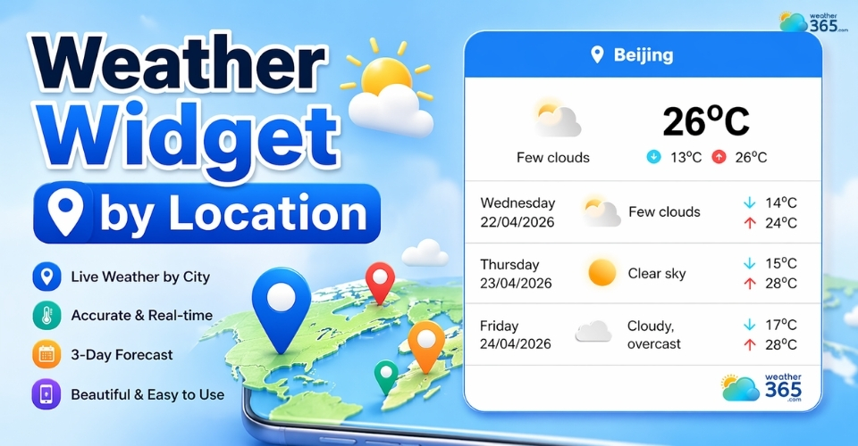 Weather Widget by Location: Easy & Accurate Forecasts for Your Website