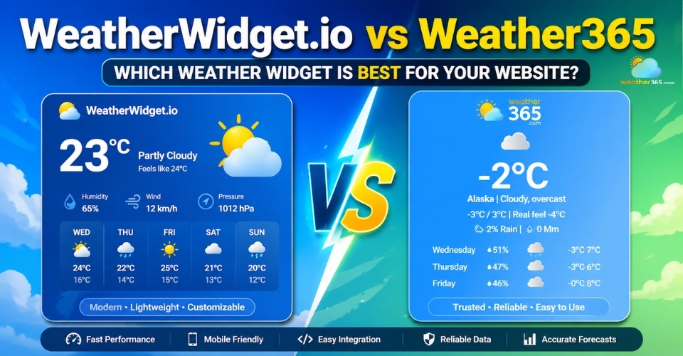 Weatherwidget.io vs Weather365: Pros, Cons &  Best Use Cases
