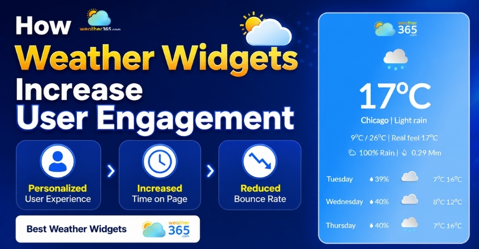 How Weather Widgets Increase User Engagement and Website Value
