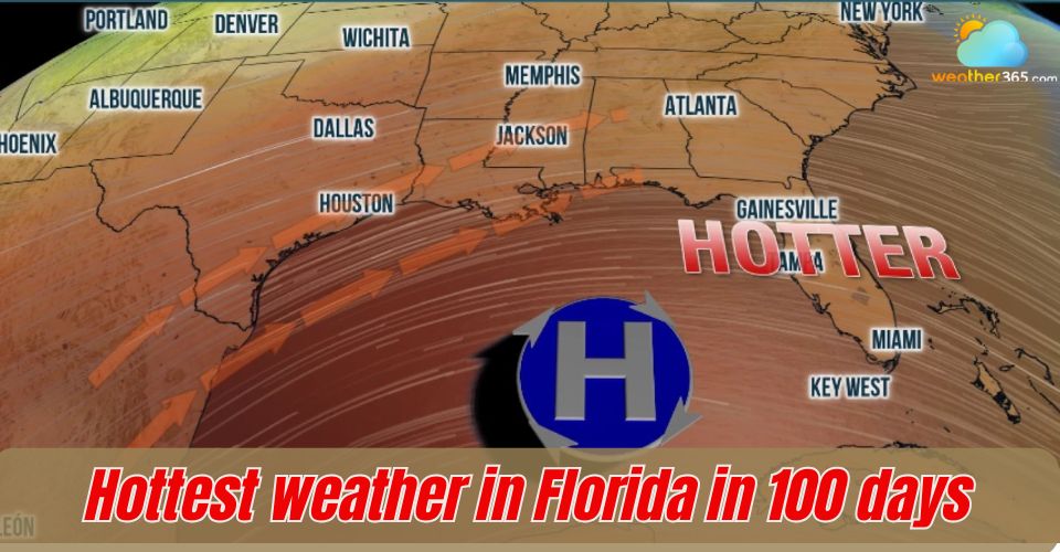 Hottest weather in Florida in 100 days - Fire weather watch for Thursday