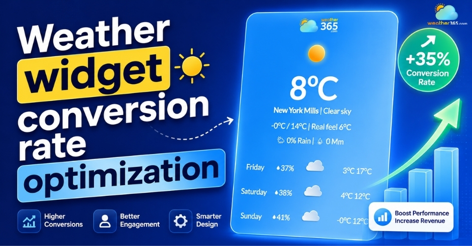 Weather Widget Conversion Rate Optimization: 5 High-Impact CRO Strategies