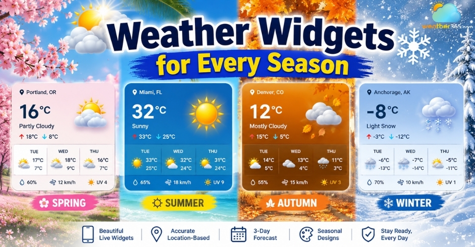 Weather Widgets for Every Season: Creative Ideas for Websites