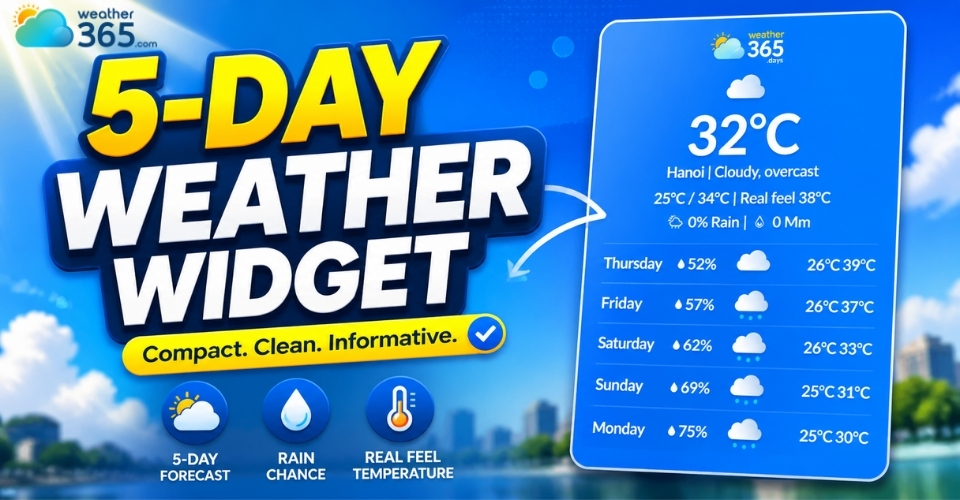 The Ultimate Guide to 5-Day Weather Widget for Your Website