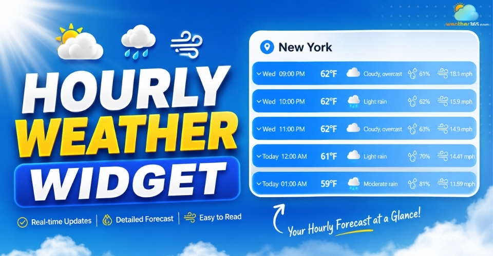 Hourly Weather Widget: Stay Updated With Real-Time Local Forecasts