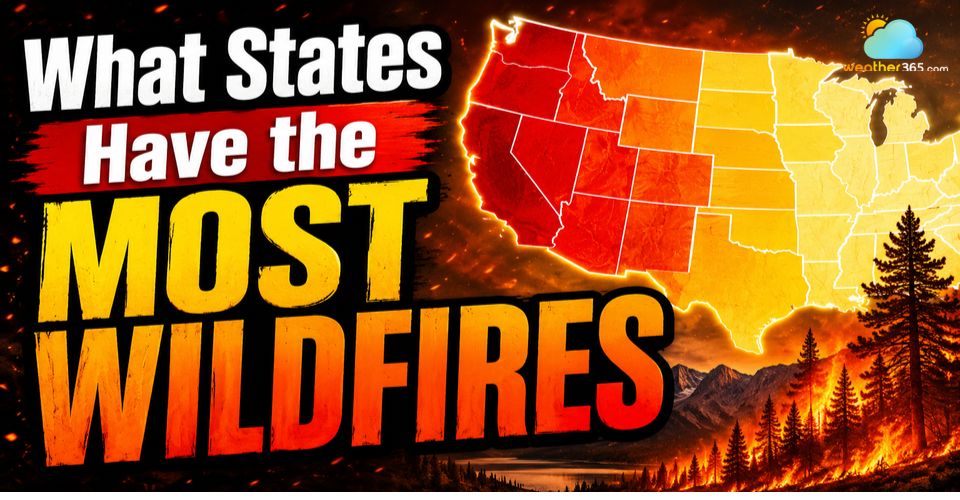 What States Have The Most Wildfires And The Fewest Wildfires?