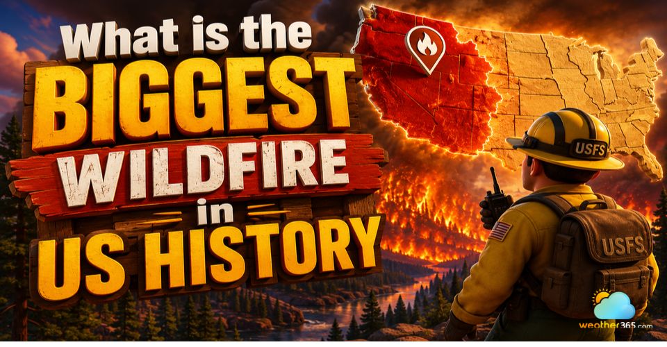 What is the biggest wildfire in US history? Top 10 Records Ranked