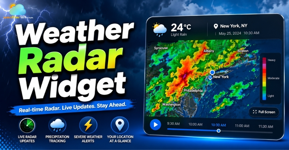 Weather Radar Widget: Best Live & Interactive Display for Your Website