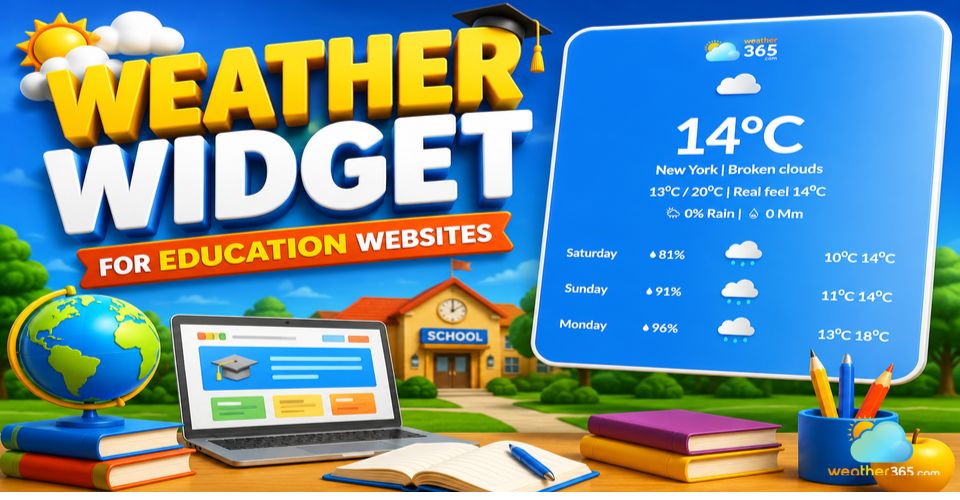 Weather Widget for Education Website: Smart Solution for Schools
