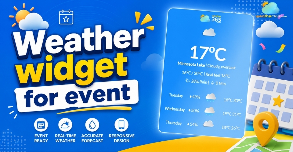 Best Weather Widget for Event Websites: Live & Responsive