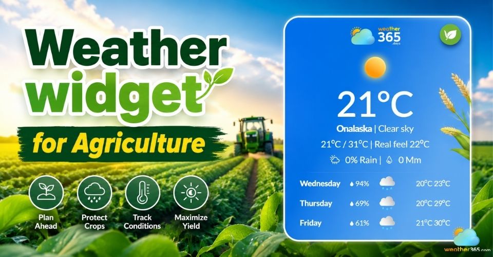 Weather Widget for Agriculture: Embed a Live Farming Track in Seconds