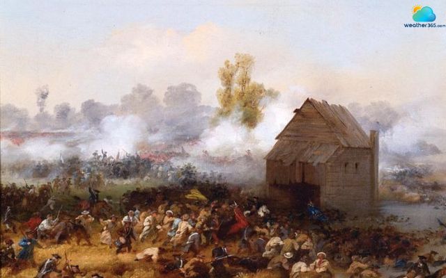 Dense fog during the Battle of Long Island 1776