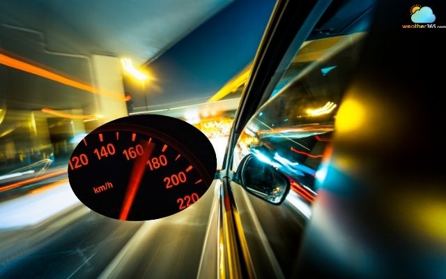 Always check your speedometer while driving in fog