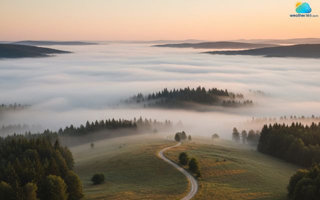 Radiation fog is one of the most common types of fog