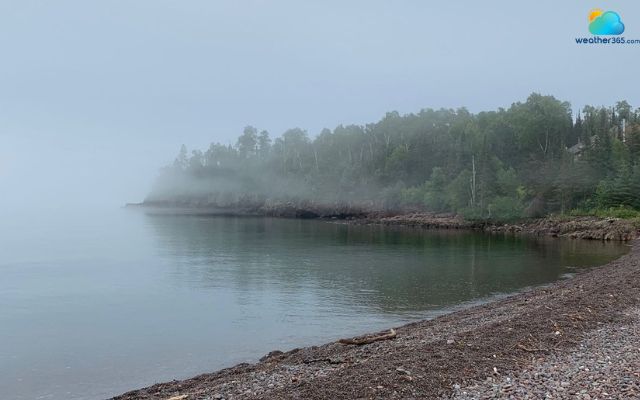 Lake Superior experiences “sea smoke”