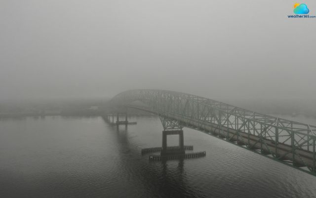 Fog lingers in the Main Street Bridge, Jacksonville