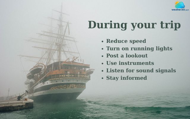  How to stay safe while boating in fog?