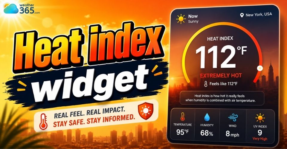 Heat index widget