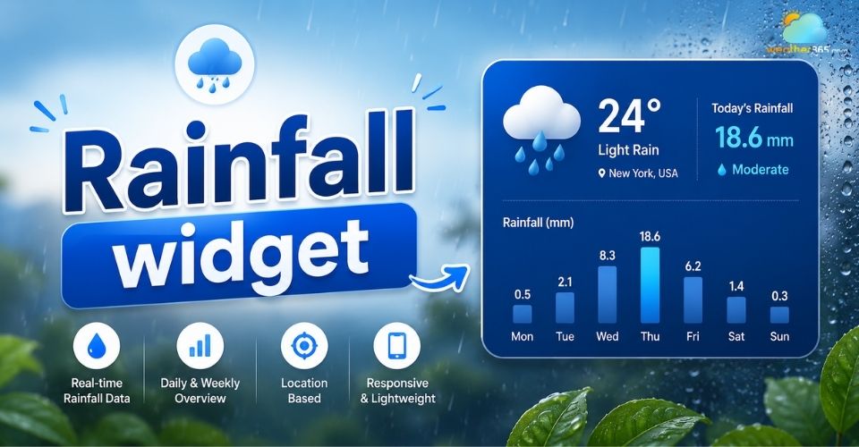 Rainfall widget