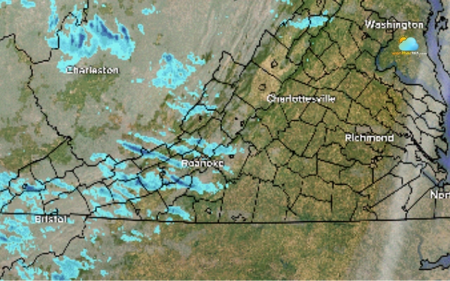 Learn the color scale to read the radar map