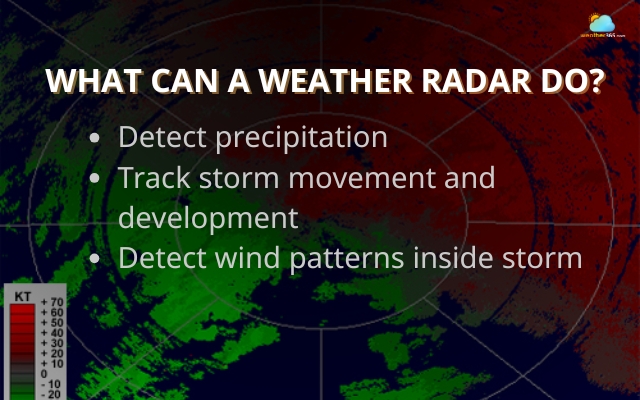Weather radar is the most valuable tool for meteorologists