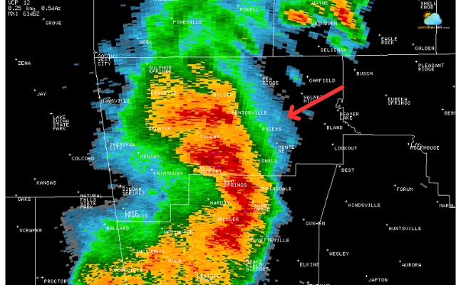 Pay attention to the storm shape