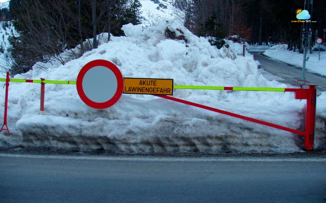 An avalanche often occurs in mountainous terrains