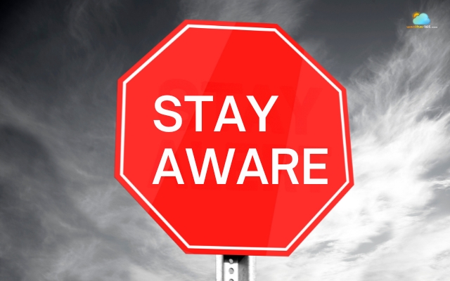Stay aware during a weather advisory