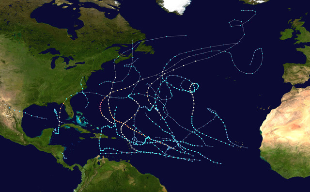  NOAA forecasts 13 - 19 named storms in the hurricane season