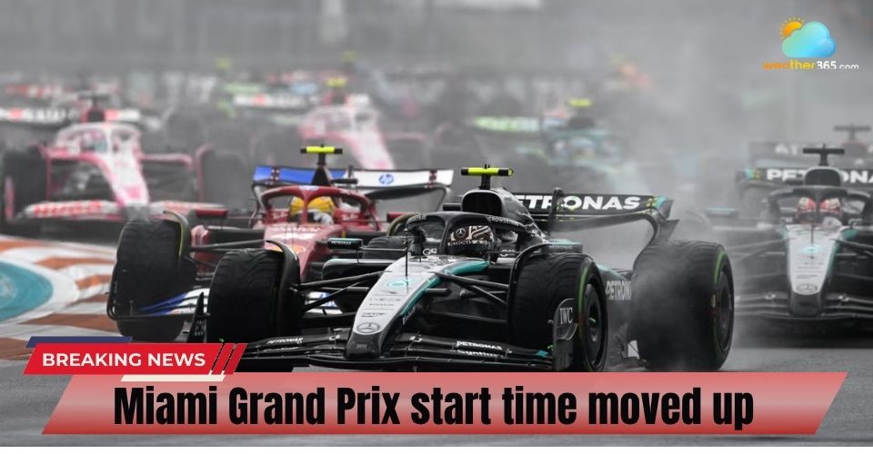 F1 confirm change the Miami Grand Prix start time