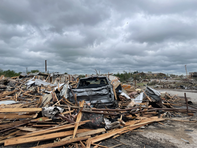 Destructive power of a tornado