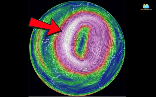 The stratosphere is “kept” by fast-moving winds