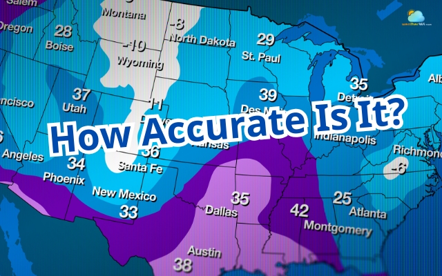 Is the temperature for tomorrow 100% accurate?