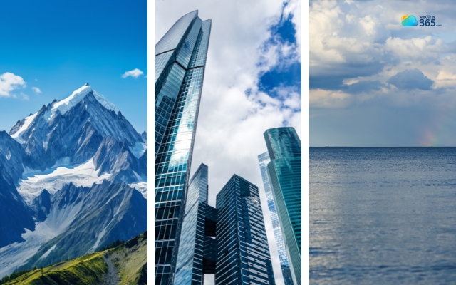 Geographical factors significantly influence the temperature tomorrow