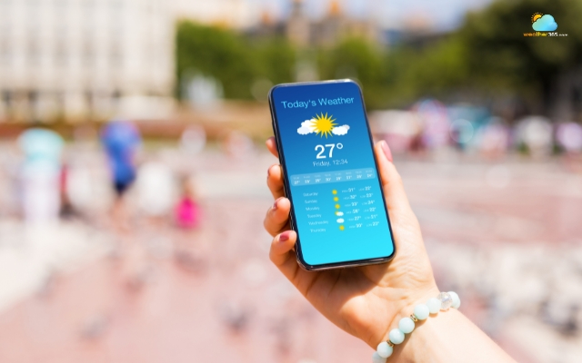 Weather apps are the most convenient option