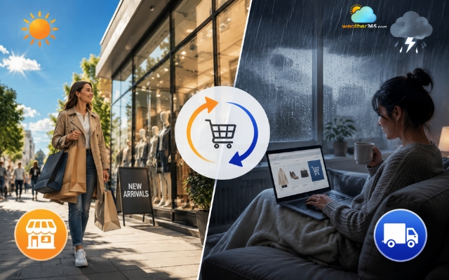 Extreme cold often pushes consumers toward online shopping