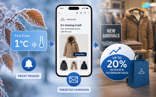 Some brands activate email the moment temperatures drop
