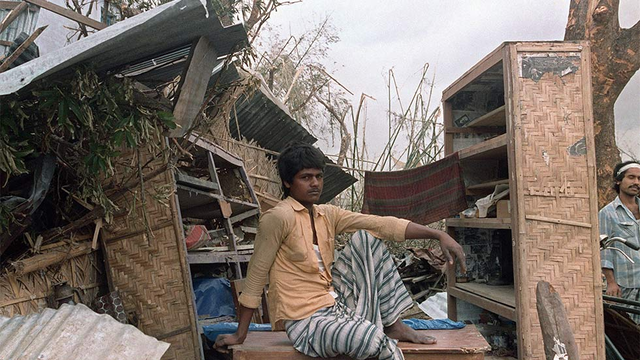 The tornado left behind loss of life and property, and collapsed houses