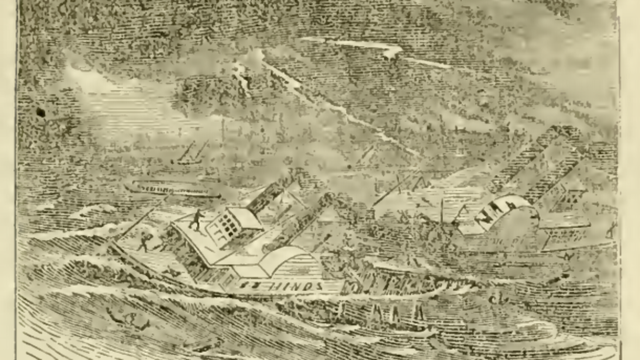 The disastrous Natchez, Mississippi tornado of 1840