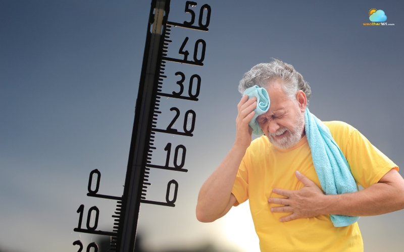 Moderate temperature can become exhausting or dangerous