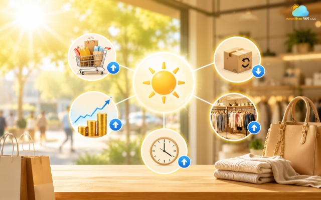 Sunlight effect has a strong influence on shopping behavior